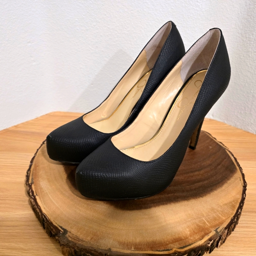 Jessica Simpson Parisah Rumba Snake Platform Pump Heel